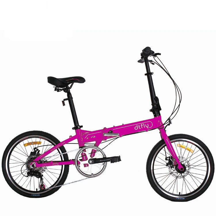 pink brompton bike
