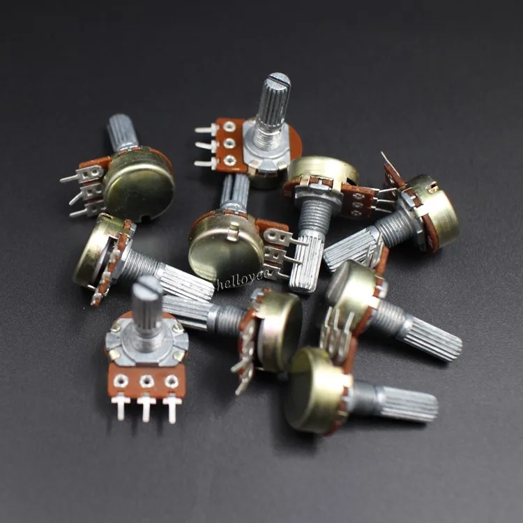 Ustak 90 Pcs 16x2mm 3-Pin Dual Linea Dial Wheel