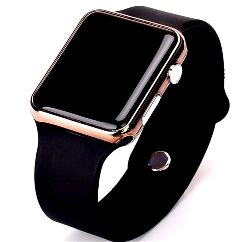 

Men Sport Casual LED Watches Men's Digital Clock Man Army Military Silicone Wrist Watch Clock