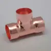 Copper tee size 3/8" of copper fittings