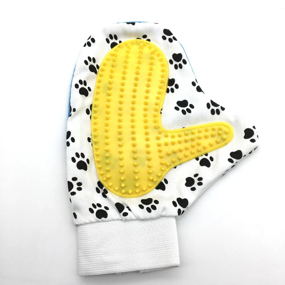 Cute Hot Sale Double Side 2ini Pet Dog Wash Bath Mitt Glove Grooming