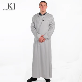 2019 Terbaru India Salwar Kameez Pria Kualitas Tinggi Thobe Desain Abu Abu Jubba Muslim Pakaian Moq Kecil Buy Pria Thobe Desainpria Thobe Islamic