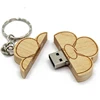 1 Dollar Gifts Wooden Flower Shape Usb Flash Drive With Logo 2GB 4GB