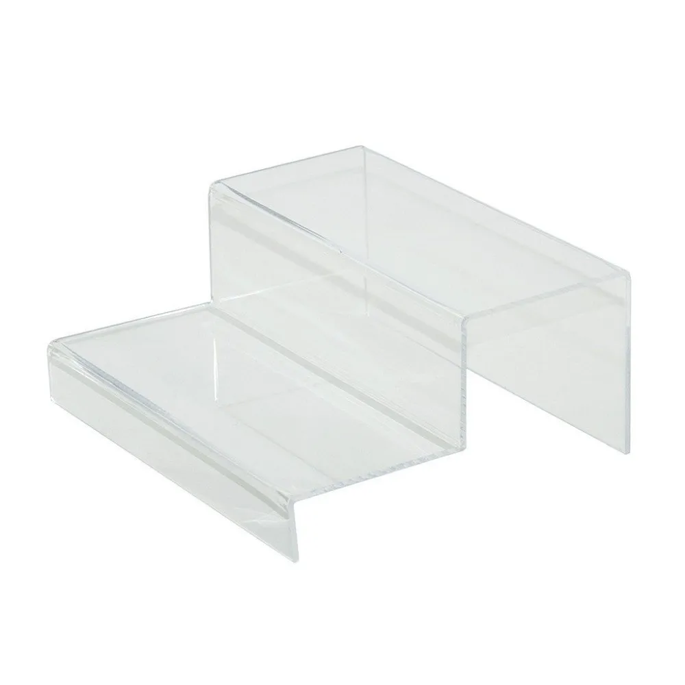 acrylic riser display stand shelf