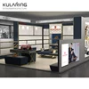 Customized Wood Handbag Shop Showroom Design For Bag And Shoes Showroom Furniture, Bag Display Kiosk Design