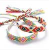 Geometric pattern, colorful rope, hand-woven bracelet