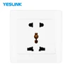 220V Electric 2 Pin And 3 Pin Multi Plug Socket Wall Sockets