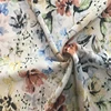 China supplier soft handing feel floral pattern 100 polyester woven printed crepe chiffon fabric price per meter