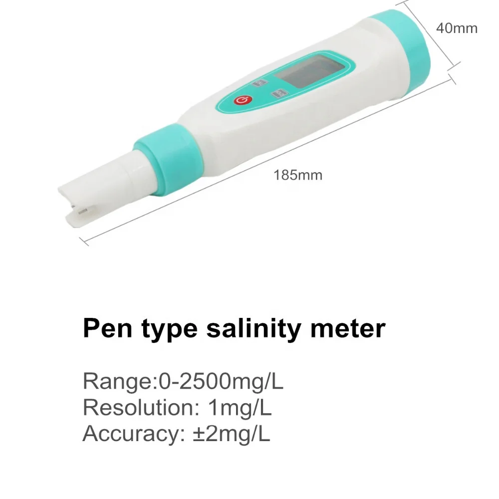 Digital Salinity Meter Tester For Salt Water Pool Food Salt Salty Brine