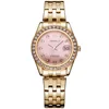 2017 TOP Brand luxury women's Wrist Watch MIYOTA Movt Crystal Ceramic Dial Female Watch Pink Water Resistant