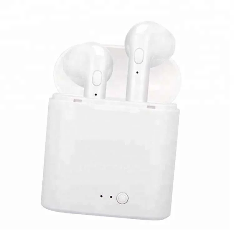

2019 OEM Light and comfortable super musical outputs I7S TWS sport wireless earphone, Black;white