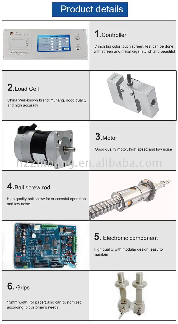 paper tensile strength testing instrument