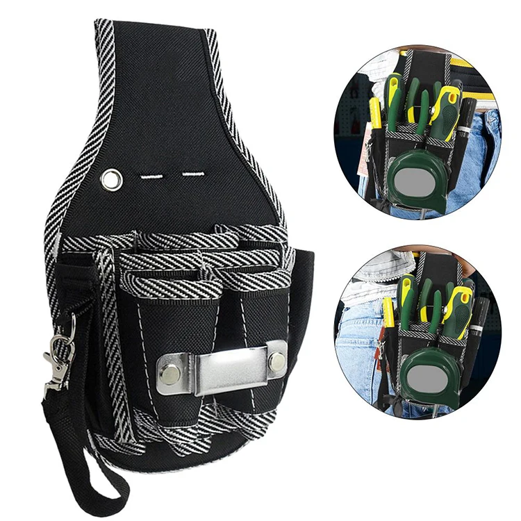 Multipockets Tool Bags Hammer Holder Tool Organiser Bag With Waist