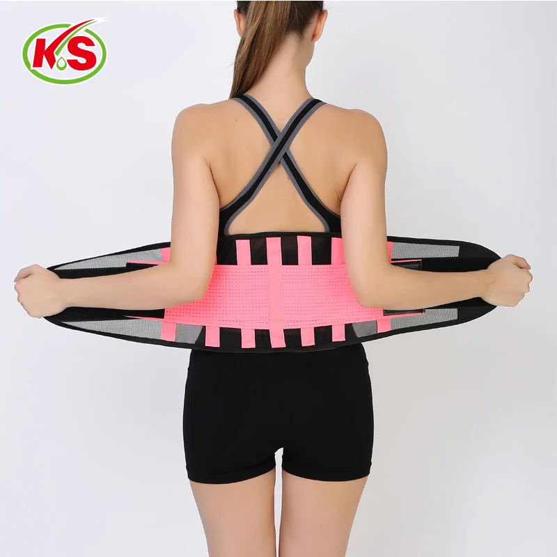 

High quality Waist Trainer Belt with private label for Slim Body Shaper, Orange/customized color