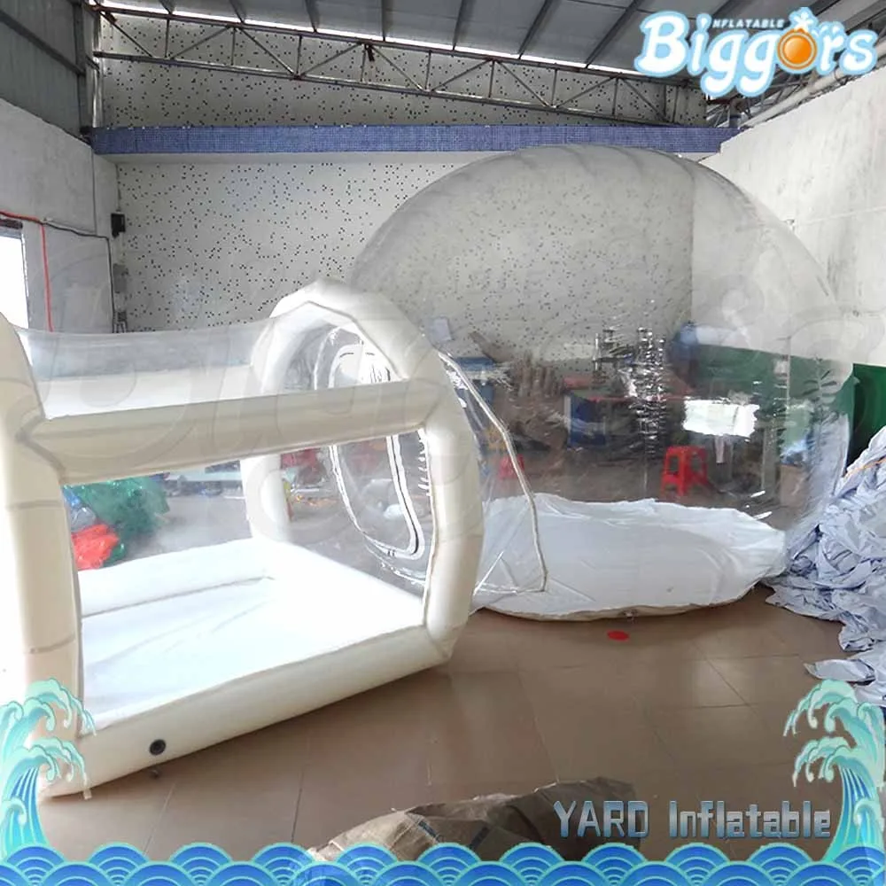 bubble tent round inflatable transparent mattress