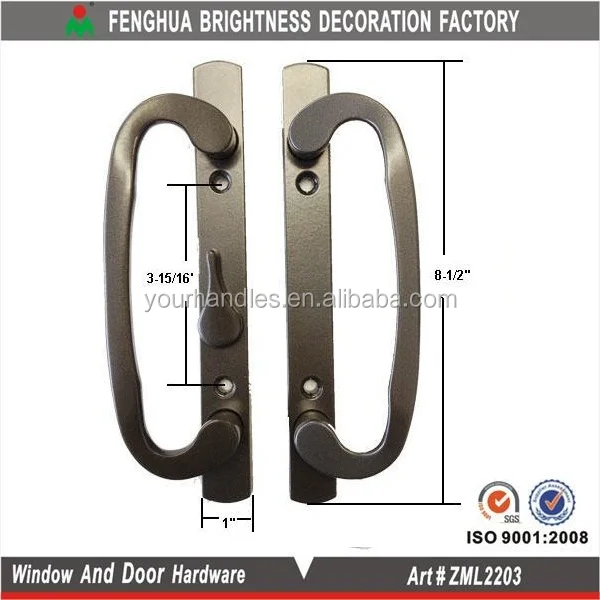 Sliding Glass Patio Door Handle Set With No Mortise Lock White Keyed Sliding Glass Patio Door Handle Set With No Mortise Lock White Keyed Window Sets