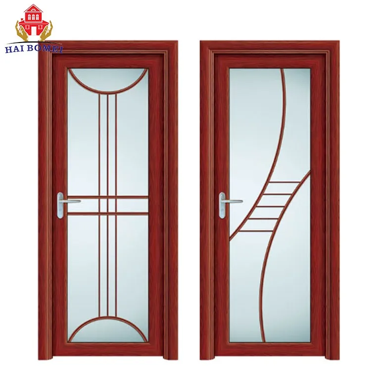 Standard Size Of Plane Aluminum Swing Doors For Toilet And Kitchen