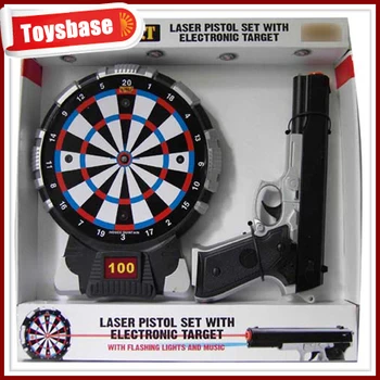 Plastic Toy Laser Gun With Target