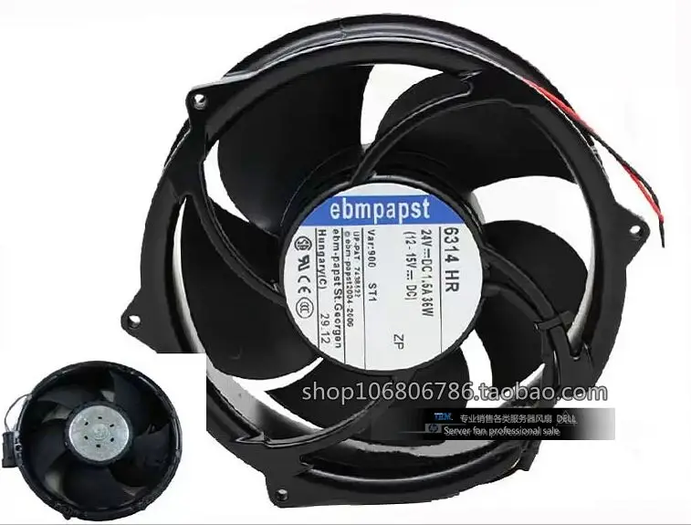 ebmPAPST R1G185-AB27-10 24V 33W 2300u//Min DC Centrifugal Fan,Industrial Fan,Server Fan,Cooling Fan