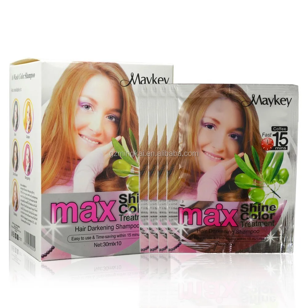 

Maykay Natural chestnut brown henna hair dye shampoo hair color, Coffee