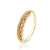 12536 Xuping light weight fashion indian gold plated women finger ring