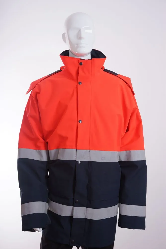 High Visibility Reflective Rescue Winter Jacket With Fixed Hood - Buy ...