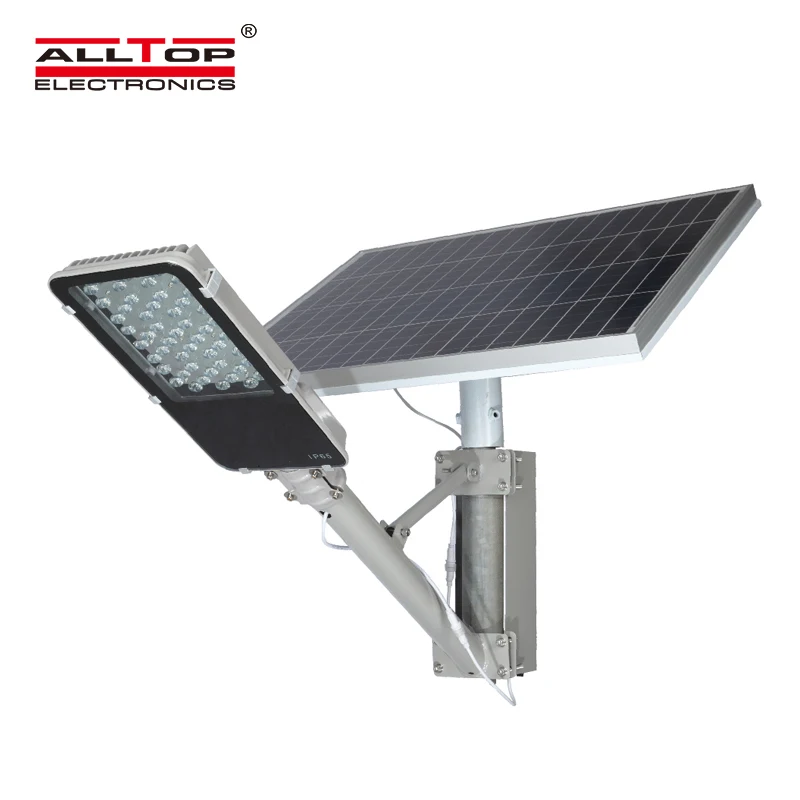 40w aluminium integrated solar led street garden light manufacturers