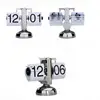 Zogifts 2019 Digital Auto Flip Clock Retro Vintage Style Down Metal Single Stand Table Clock