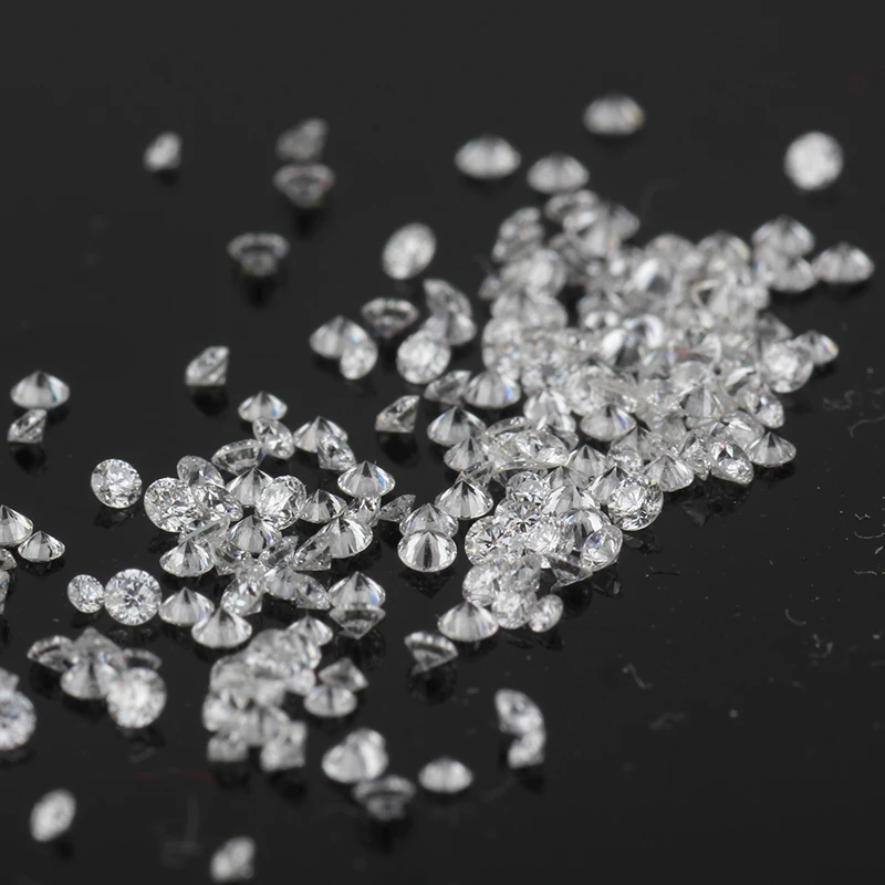 

Small sizes CVD gems in bulk wholesale price 1.4mm jewelry diamond side stone