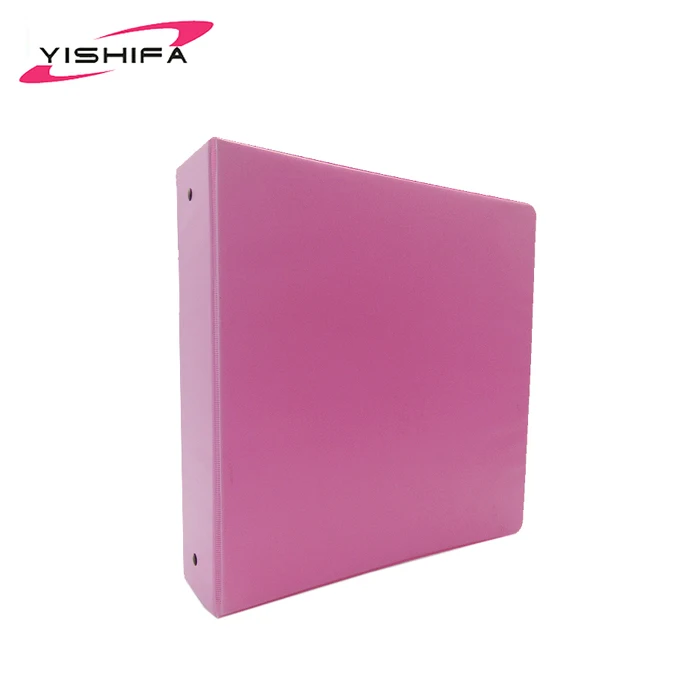 Wholesale A4 Pp Ring File Binder 3" Pink Binder Folder Plastic Binder