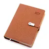 2019 personal design a5 journal pu leather notebook with 8g USB flash driver