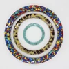 Custom LUCITE Acid Acetate Resin Ring Bag Tortoise Shell Handle/Round O Shape Acrylic Purse Tortoiseshell Ring handle For Bag