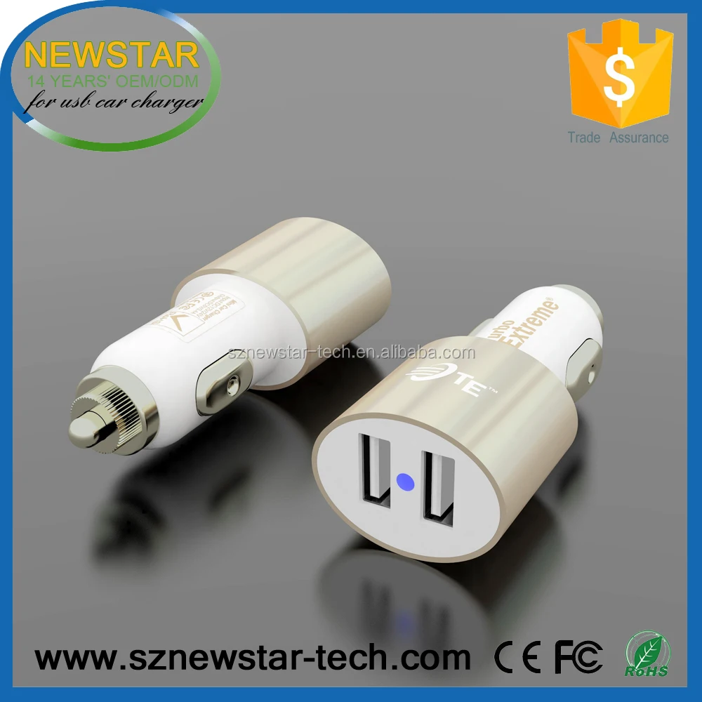 High Quality Output DC 5V 4.8A Universal Portable Dual USB Car Charger