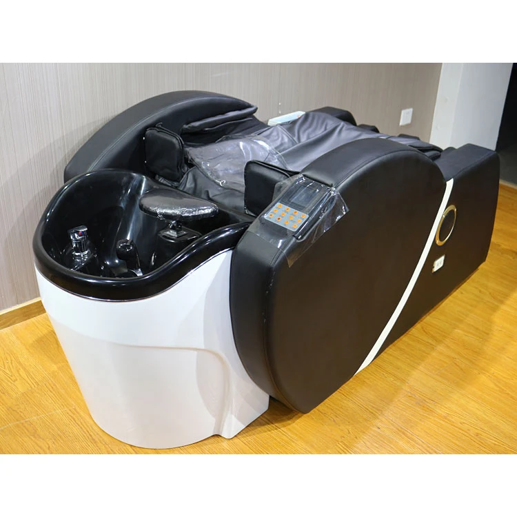 
Newest Fashion Deluxe Full Airbag Massage 3D Shampoo Massage Chair/Hair Washioin Salon Comfortable Auto Lift Shampoo Massage Bed 