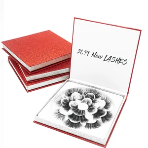 Flower Lashes Book 25mm Mink Eyelash Vendor Eyelash Book Packaging 2