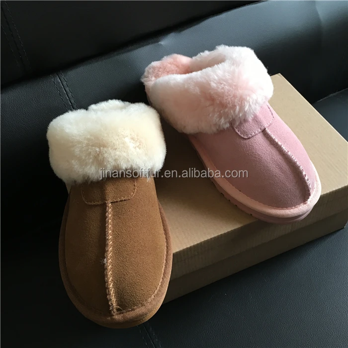 sheepskin bedroom slippers