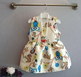 Pageant Toddler Baby Girls Owls Branch Party Gown Formal font b Fancy b font font b