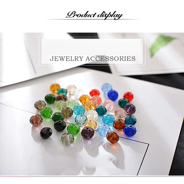 

Crystal Beads Scattered Beads Wholesale Glass Crystal Facet Loose Beads