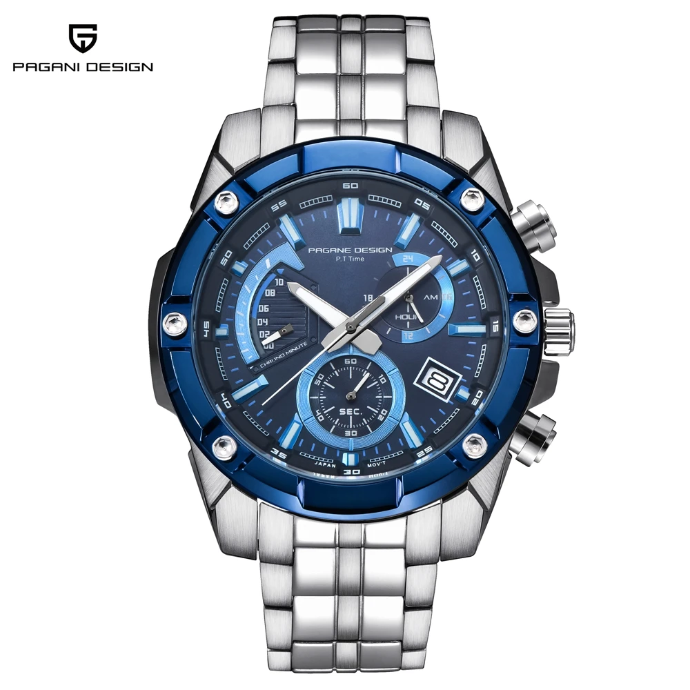 

PAGANI DESIGN 3311 Men's Fashion&Casual Watch Quartz Movement High Quality Business Watch Auto Date