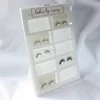 hot sale beauty kiosk counter stand false eyelash holder,custom 10 pair acrylic eyelash extension display stand with your logo