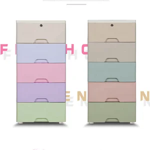 Image of Plastic Drawers Cabinet Storage Drawers Plastic Wardrobe