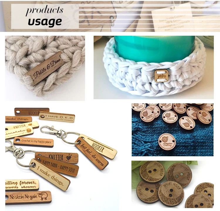 decoration wedding wooden tags custom engrave clothes wood hang tag