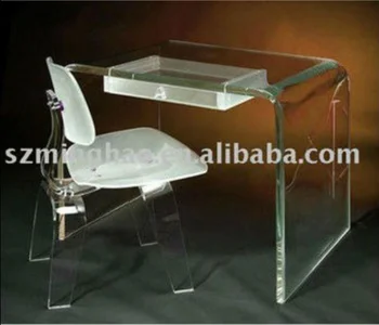 Acrylic Writing Desk Clear Computer Table And Chair Acrylic Writing Desk Clear Computer Table And Chair