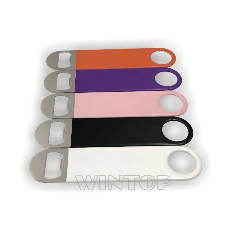 

Cheap Custom Stainless Steel Bottle Opener Blank Sublimation Beer Bar Metal Magnetic Bottle Opener, Custom color