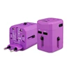Travelsky universal multi plug travel adapter with 2 usb world universal travel adaptor plug