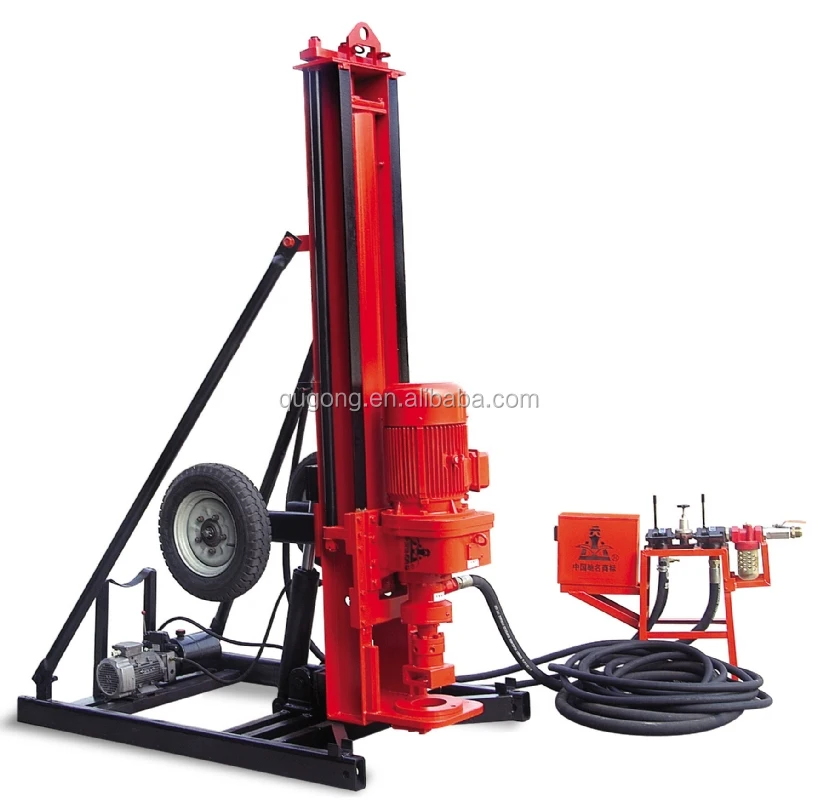 Small Portable Full Hydraulic Water Well Drilling Rig Drilling Rig ...