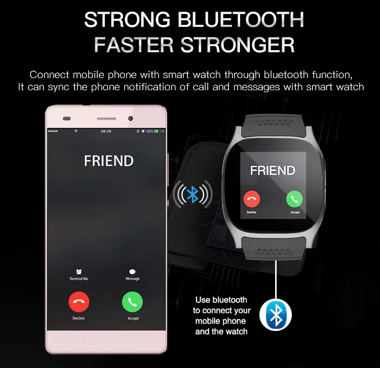 smart watch t8m