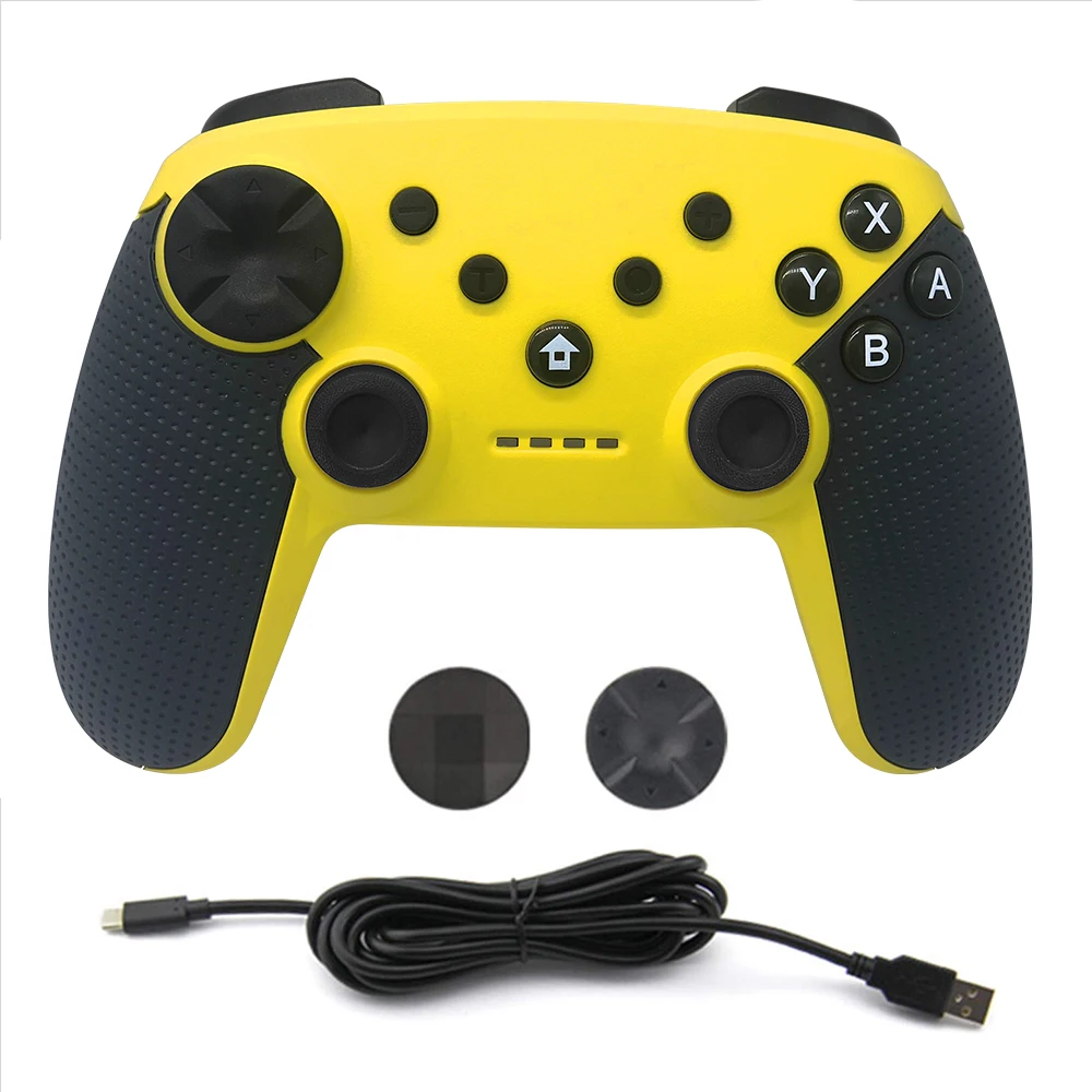 

Video Game Control Analog Joystick PC Gamepad Wireless Switch Controller For Nintendo Switch Games, Yellow