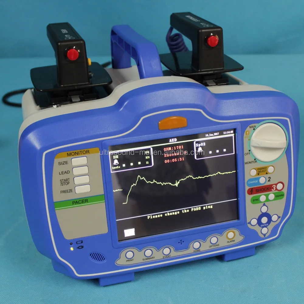 Dm7000 Aed Manual Biphasic Cardiac Defibrillator Monitor With Spo2 ...