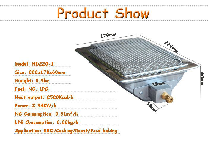 Grill Shawarma Machine Parts Infrared Gas Burner Buy Grill Shawarma